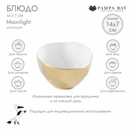 Блюдо 14 х 7 Moonlight MON2600WG